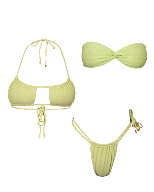 2 Tops & 1 Bottom (Green)