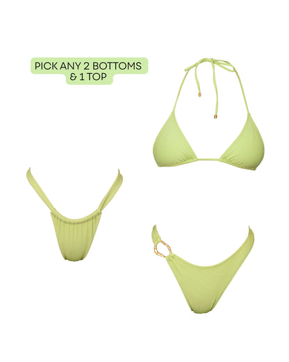 1 Top & 2 Bottoms (Green)