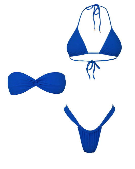 2 Tops & 1 Bottom (Blue)