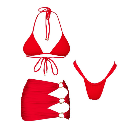Red Matching Set